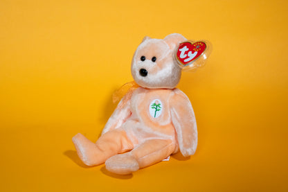 Dearest (Bear) - TY Beanie Babies - Tag in Protector - Excellent Condition