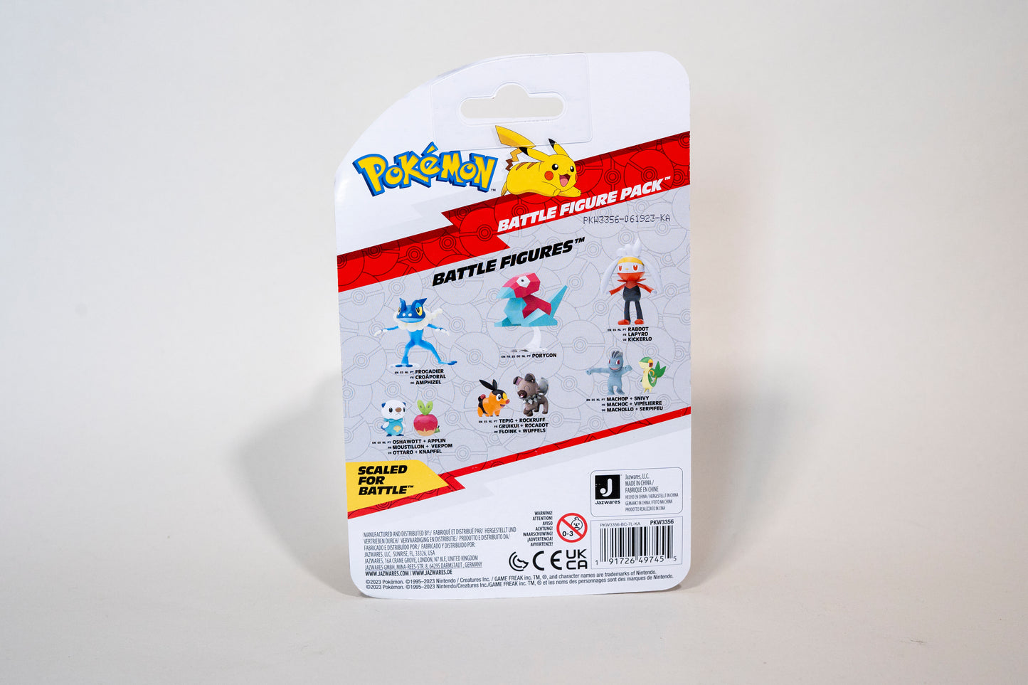 Pikachu & Fuecoco, Pokemon, Battle Figure Pack, Jazwares, 2023, Boxed Sealed