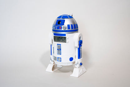 R2-D2 Projector Image Alarm Clock, Star Wars, Episode I Phantom Menace, Pepsi, Working