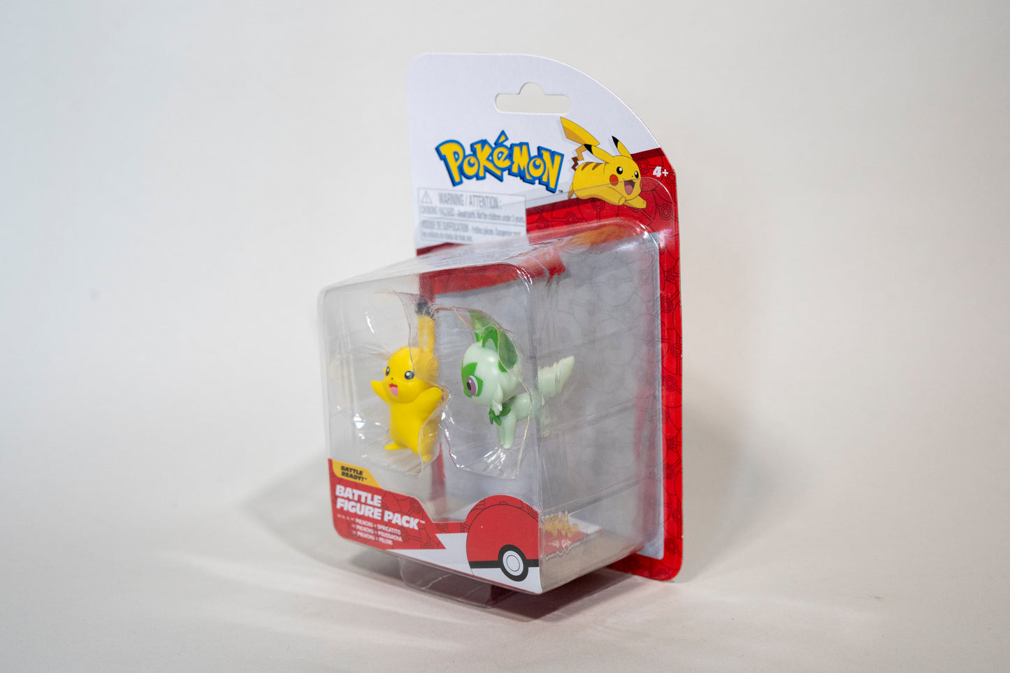 Pikachu & Sprigatito, Pokemon, Battle Figure Pack, Jazwares, 2023, Boxed Sealed