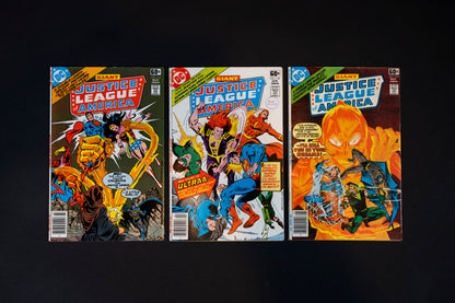 Justice League America, #152 #153 & #154, DC Comics, 1978