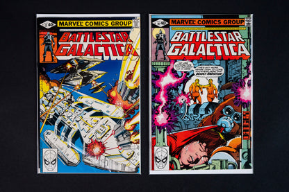 Battlestar Galactica, #9 & #11-16 run (9 11 12 13 14 15 & 16), Marvel Comics, 1979