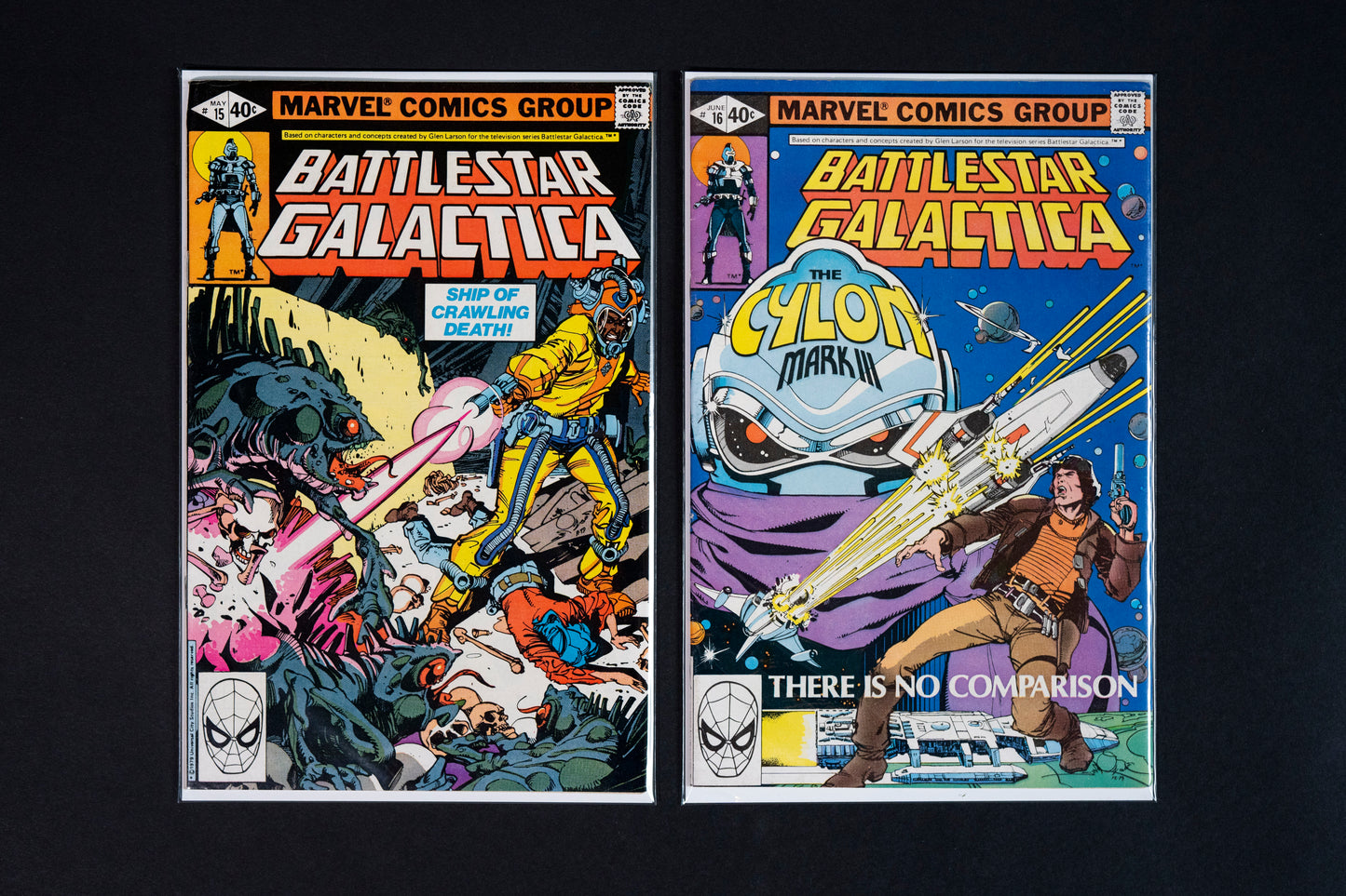 Battlestar Galactica, #9 & #11-16 run (9 11 12 13 14 15 & 16), Marvel Comics, 1979