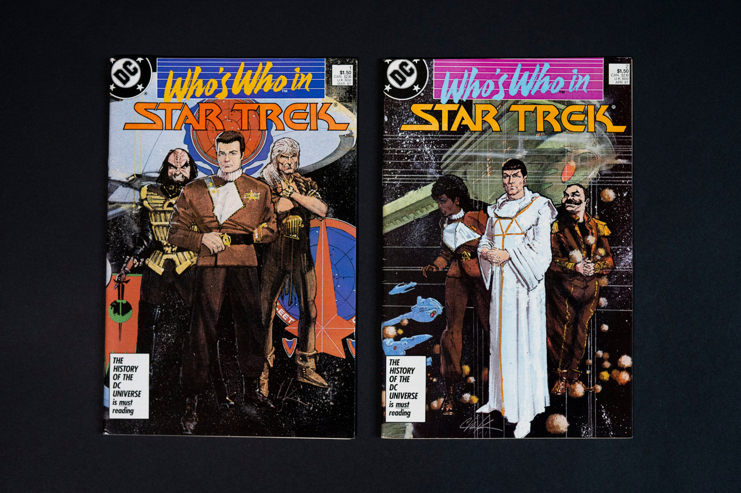 Who's Who in Star Trek, Complete set (#1 & #2), DC Comics, 1987