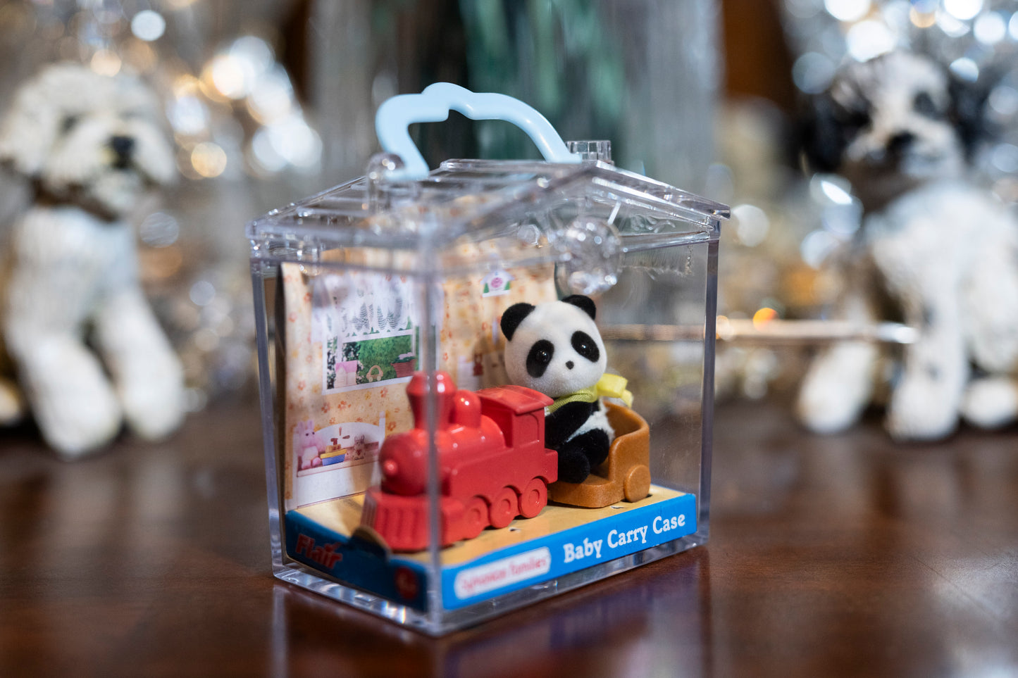 Sylvanian Families, Flair: 4029 / 4391B, Baby Carry Case Panda on Train, Open Boxed