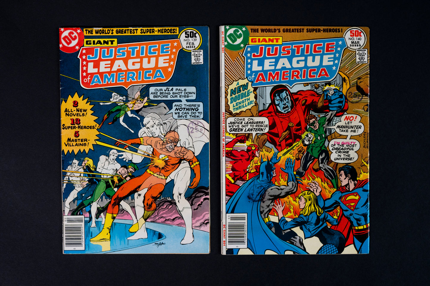 Justice League America, #139 & #140, DC Comics, 1977