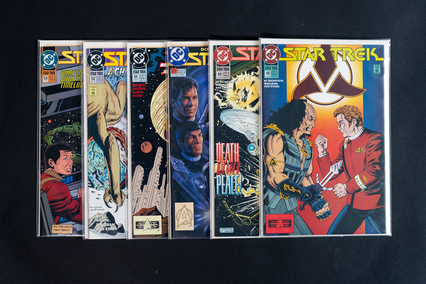 Star Trek, Vol. 2, #48-53 run, DC Comics, 1993