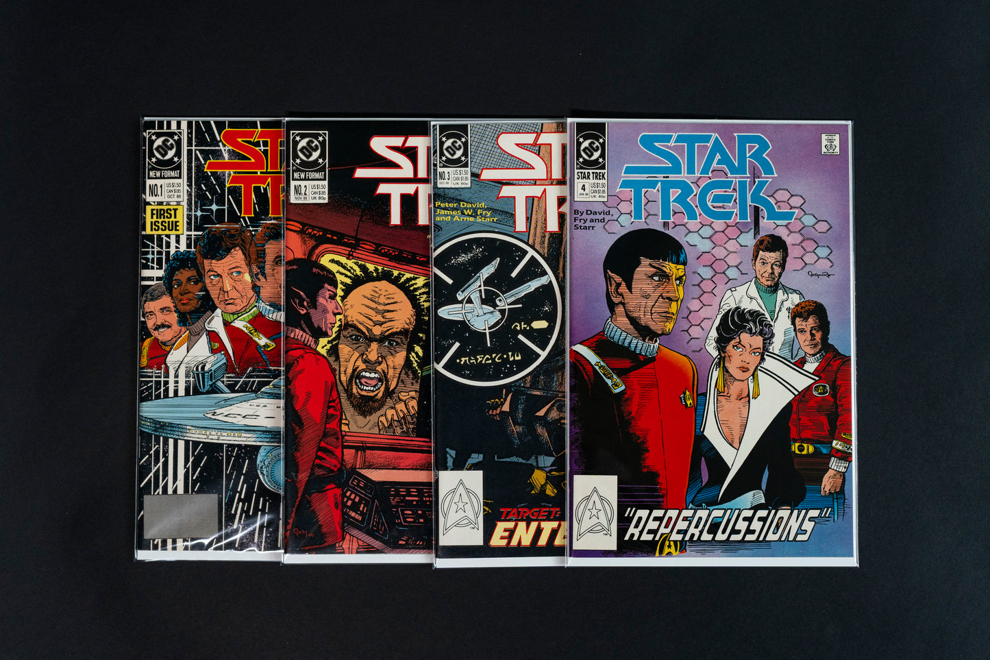 Star Trek, Vol. 2, #1-4 run, DC Comics, 1989