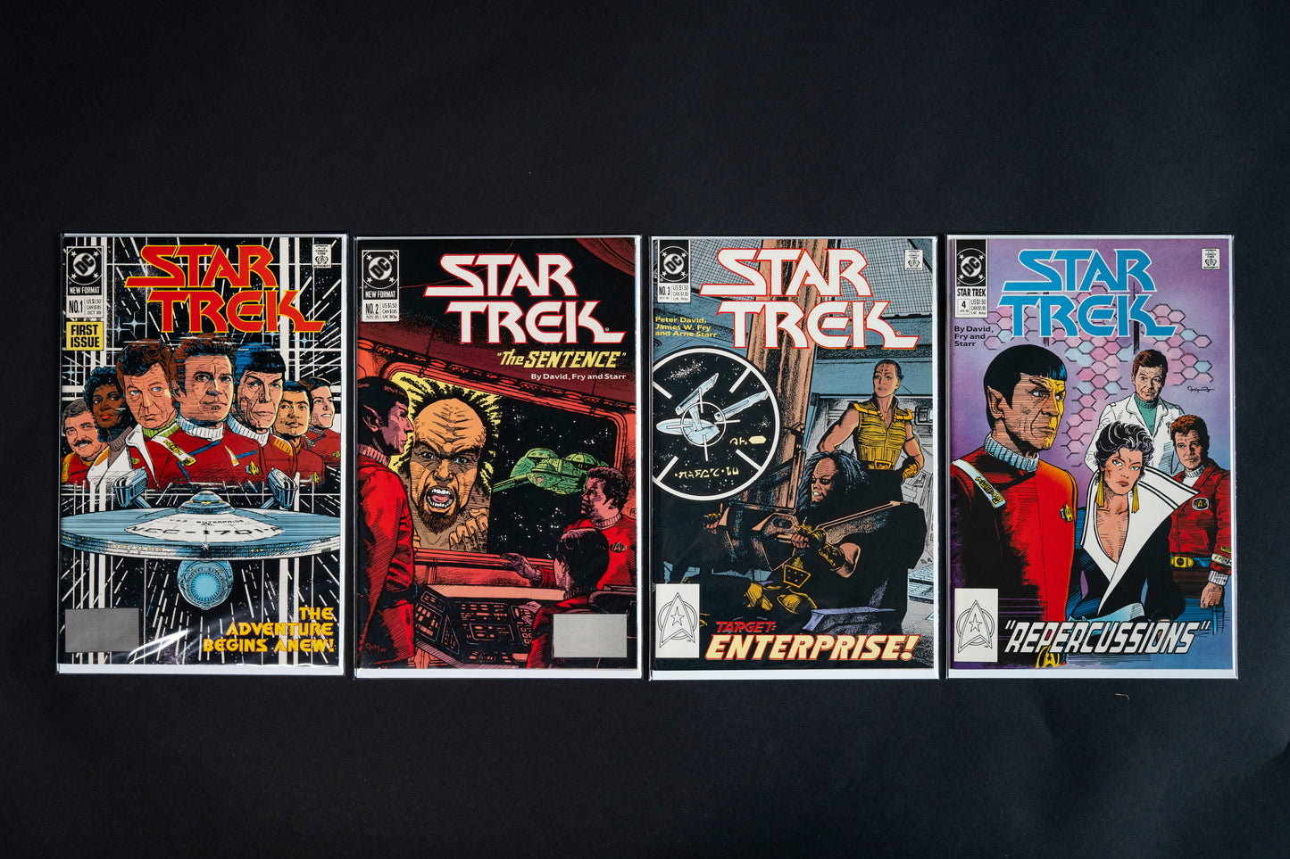 Star Trek, Vol. 2, #1-4 run, DC Comics, 1989