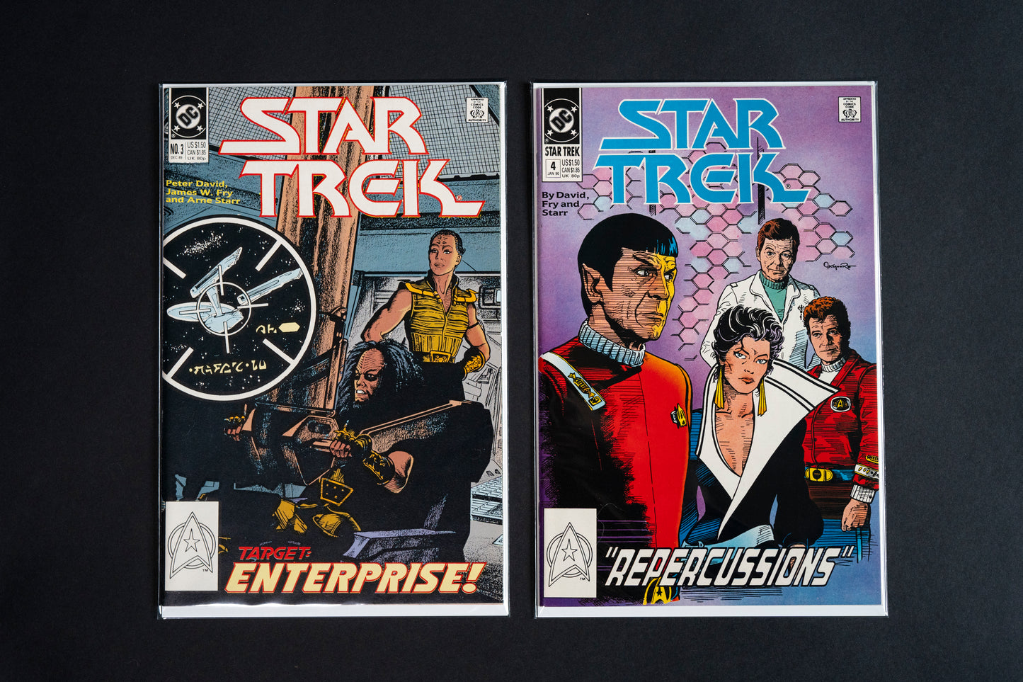 Star Trek, Vol. 2, #1-4 run, DC Comics, 1989