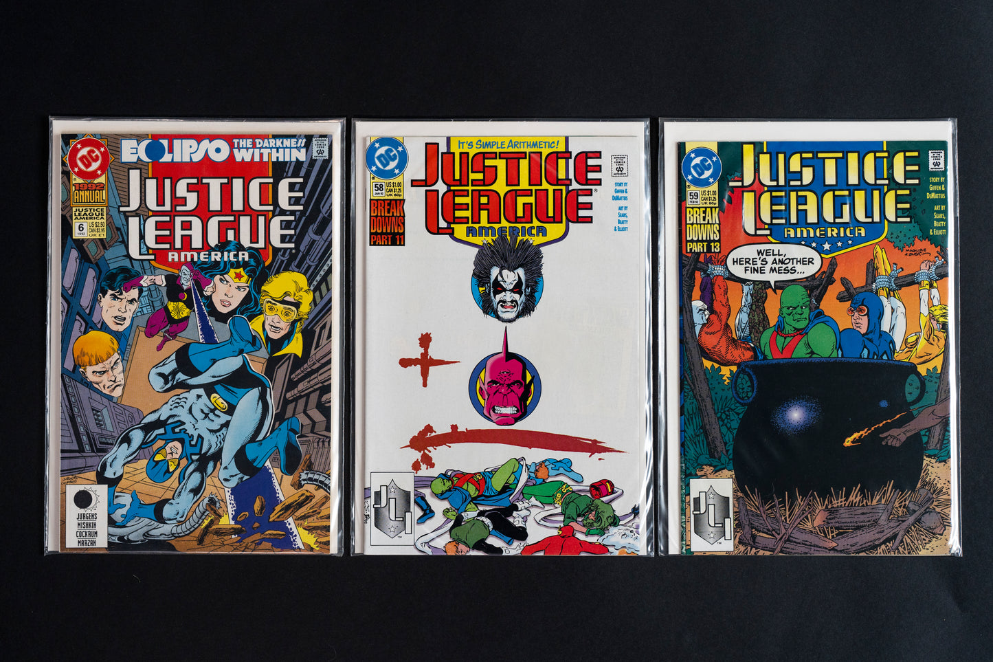 Justice League America, #58-69 run & Annual #6, DC Comics, 1992