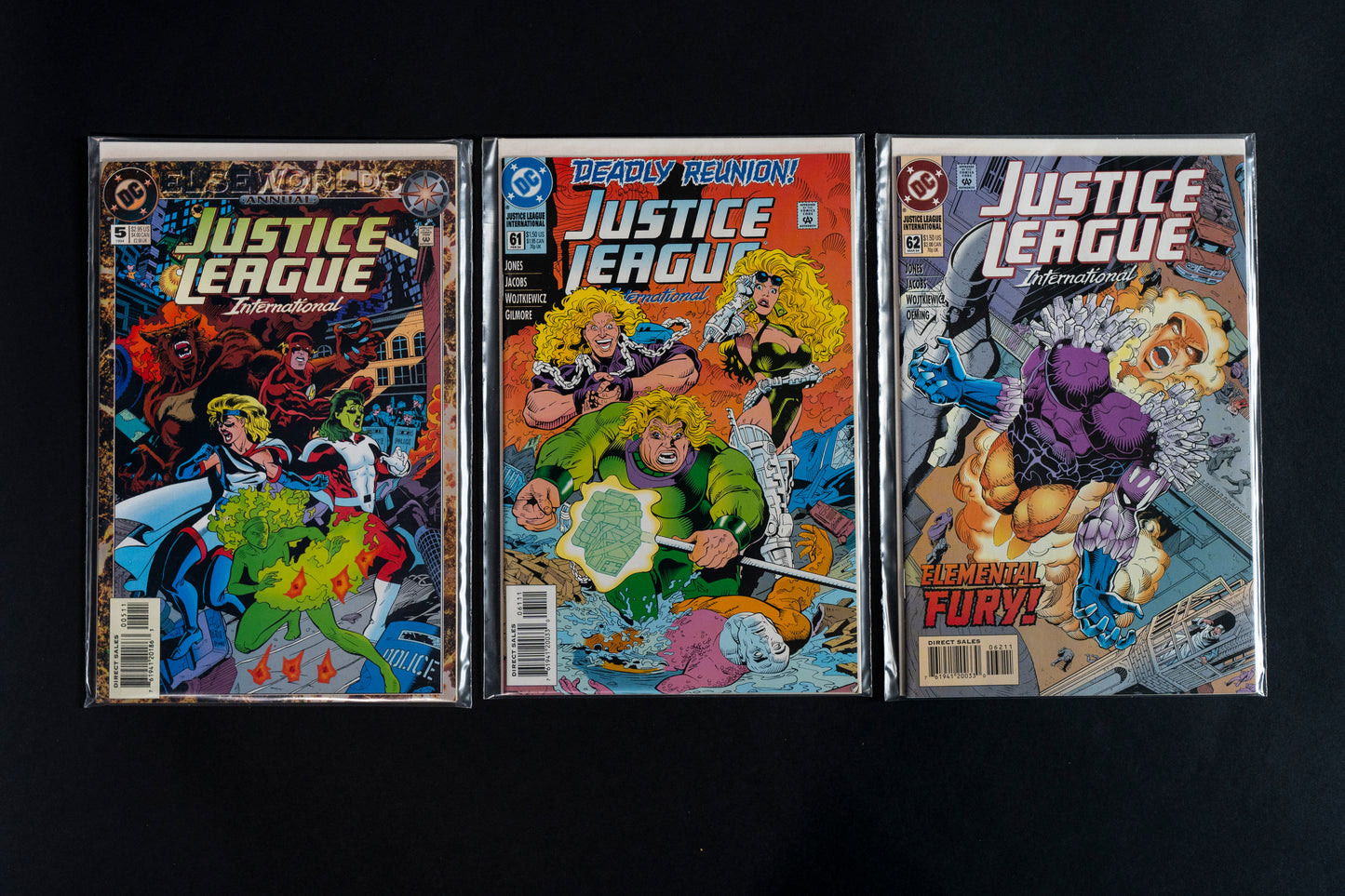 Justice League International, Vol.2, #61-67 run & Annual #5, DC Comics, 1994