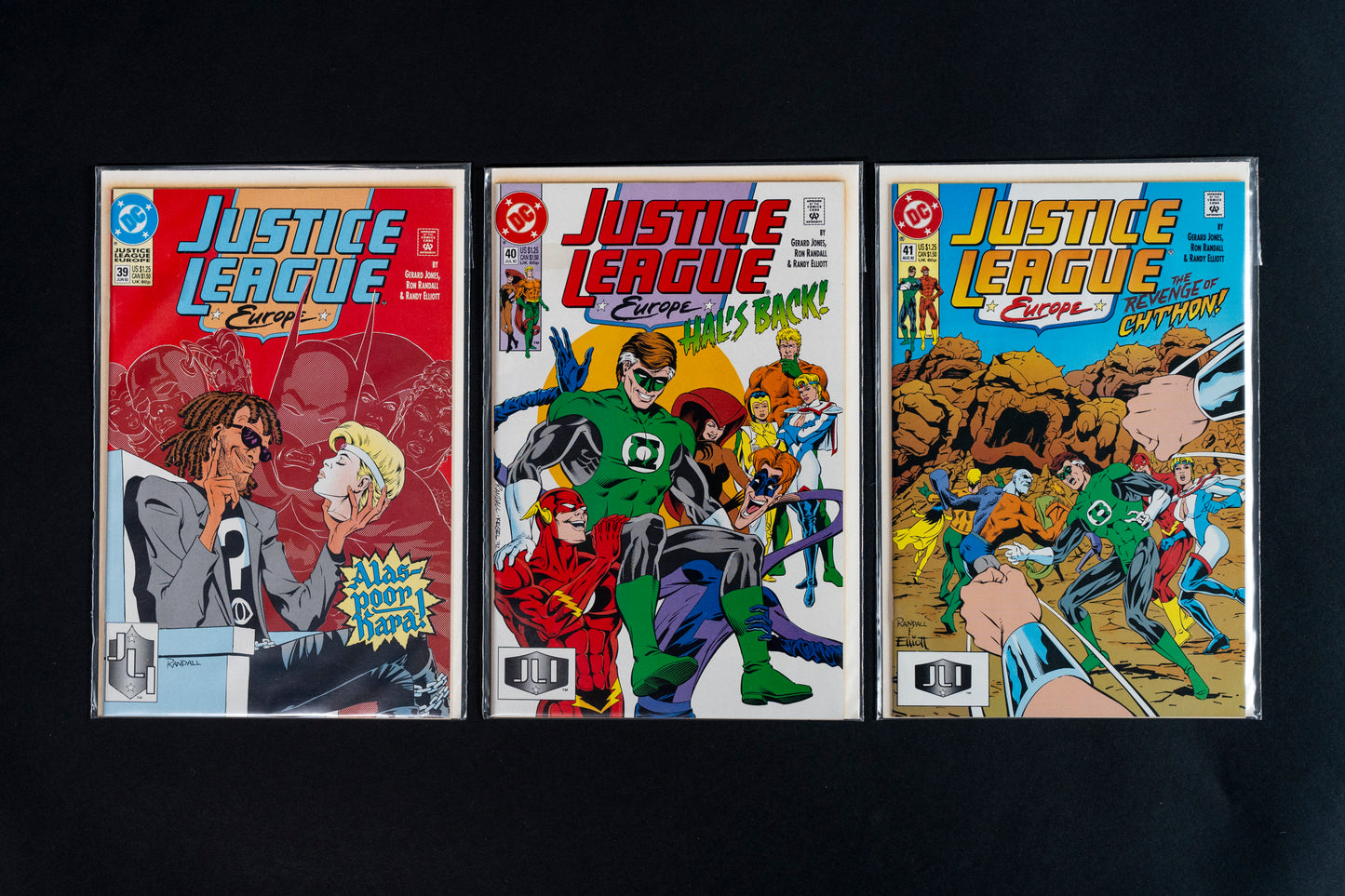 Justice League Europe, #34-49 run & #3 Annual, DC Comics, 1992-1993