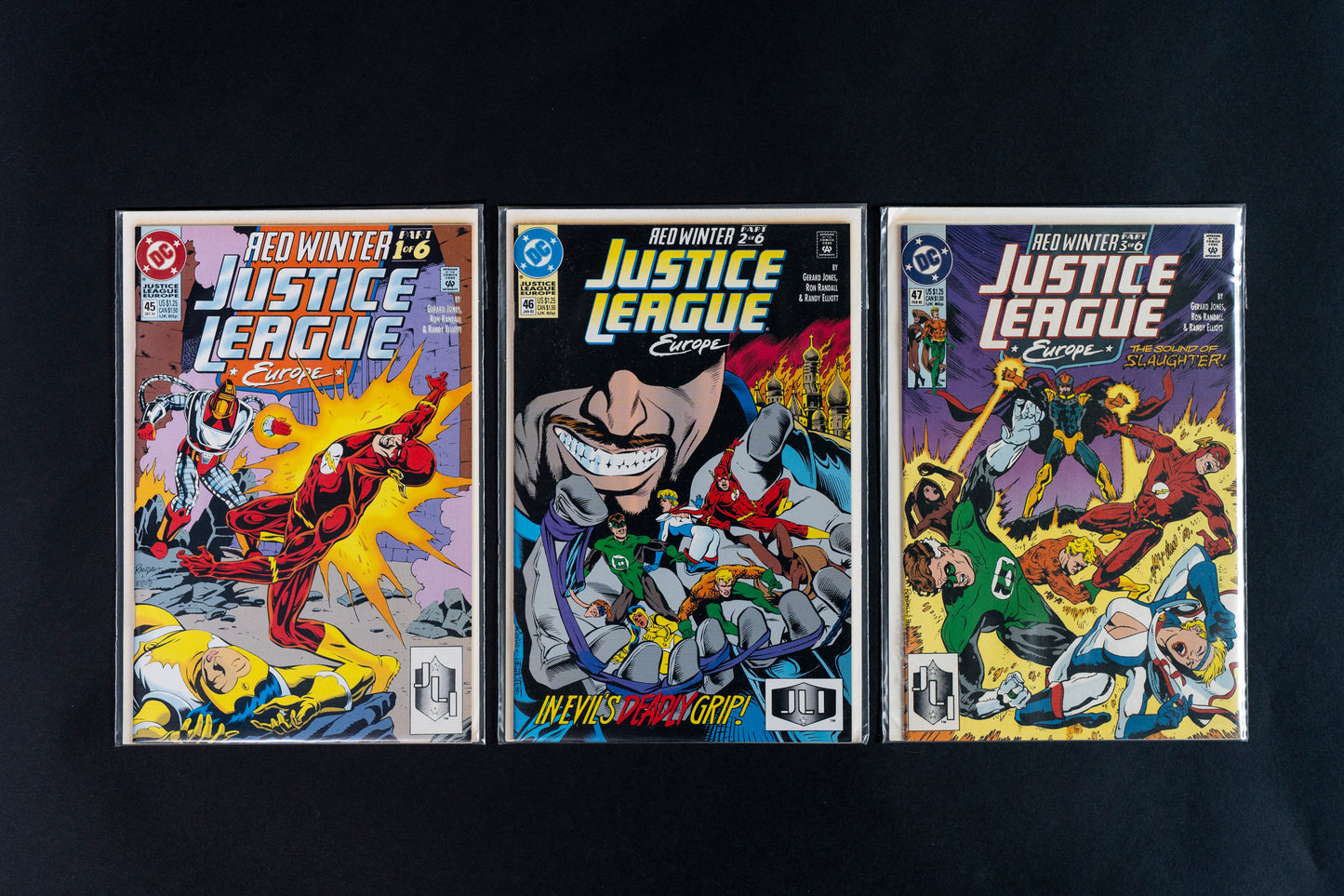 Justice League Europe, #34-49 run & #3 Annual, DC Comics, 1992-1993