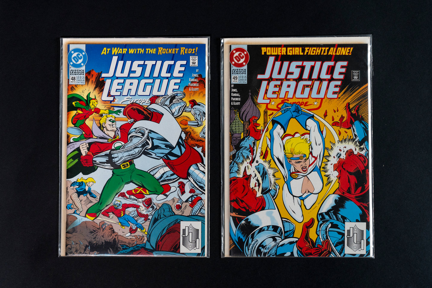 Justice League Europe, #34-49 run & #3 Annual, DC Comics, 1992-1993