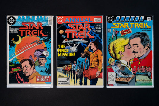 Star Trek, Annual #1 #2 & #3 (1985 1986 1988), DC Comics