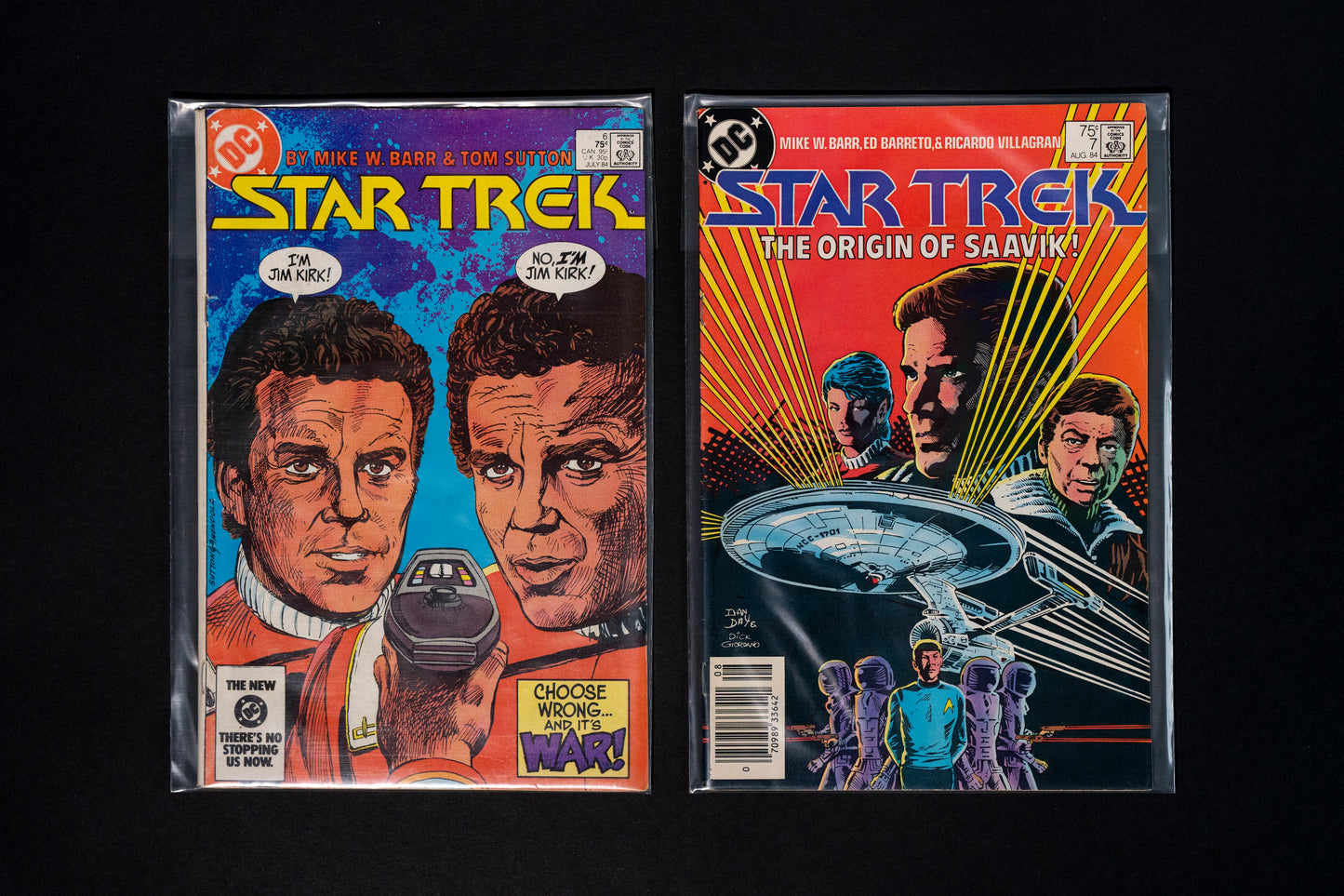 Star Trek, #6-#10 run, DC Comics, 1984