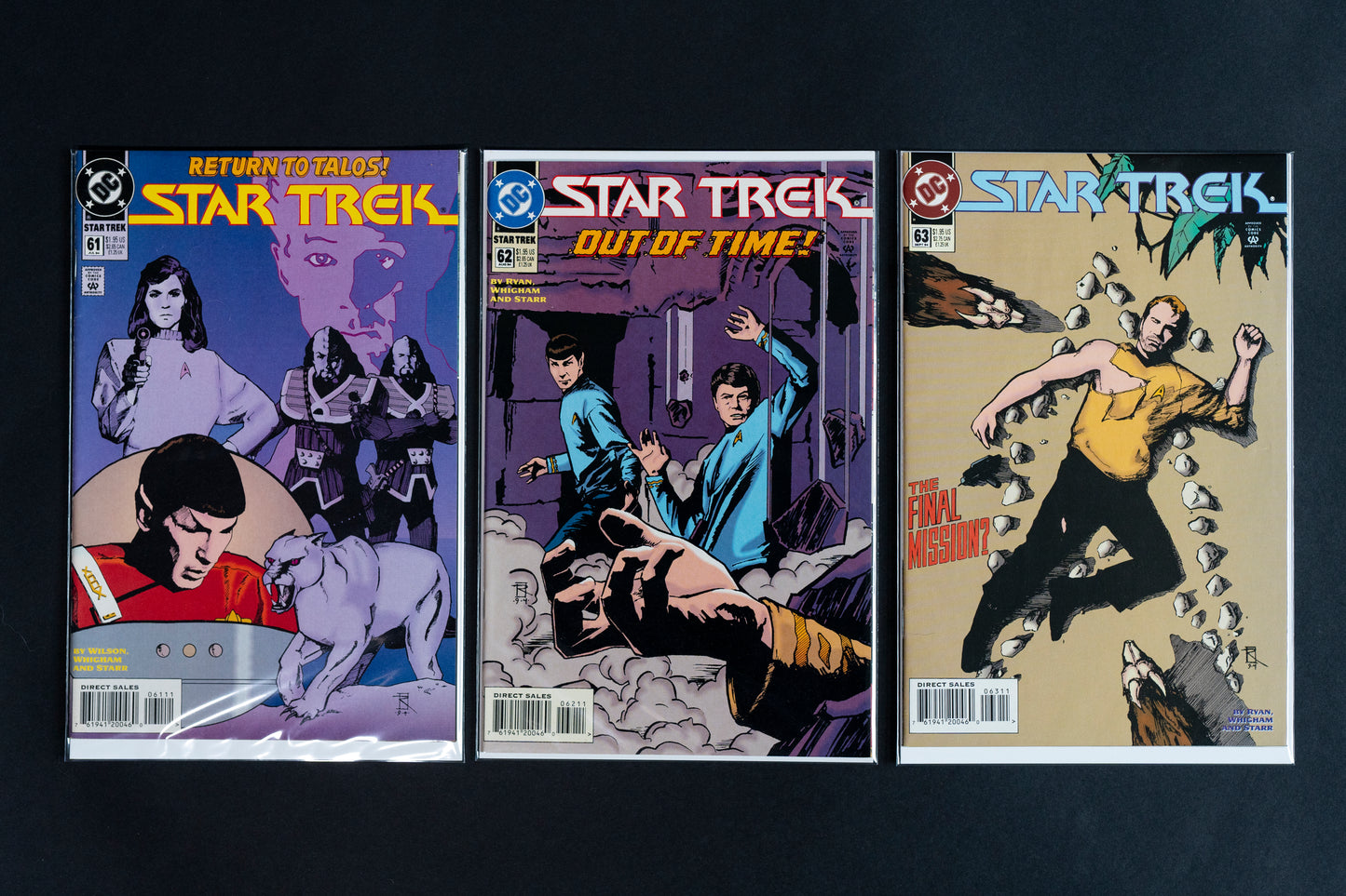 Star Trek, Vol. 2, #61-65 run, DC Comics, 1994