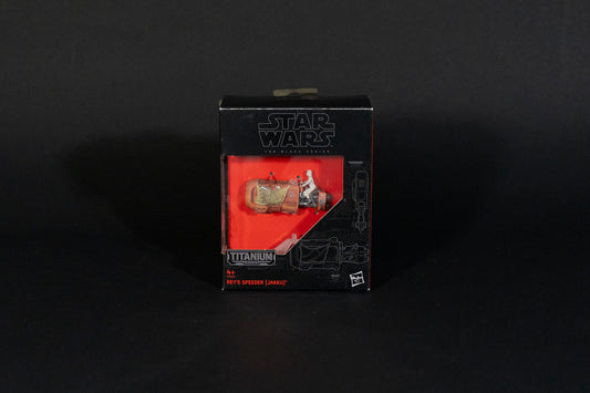 Rey's Speeder (Jakku), 05 B3934, Star Wars, Black Series / Titanium Series Vehicle, Hasbro, Open Box