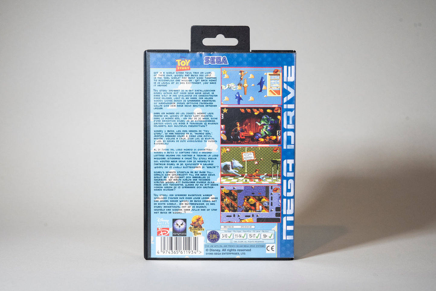 Toy Story, Sega Mega Drive, Boxed