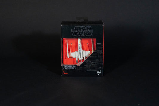 X-Wing, 07 B3936, Star Wars, Black Series / Titanium Series Vehicle, Hasbro, Open Box