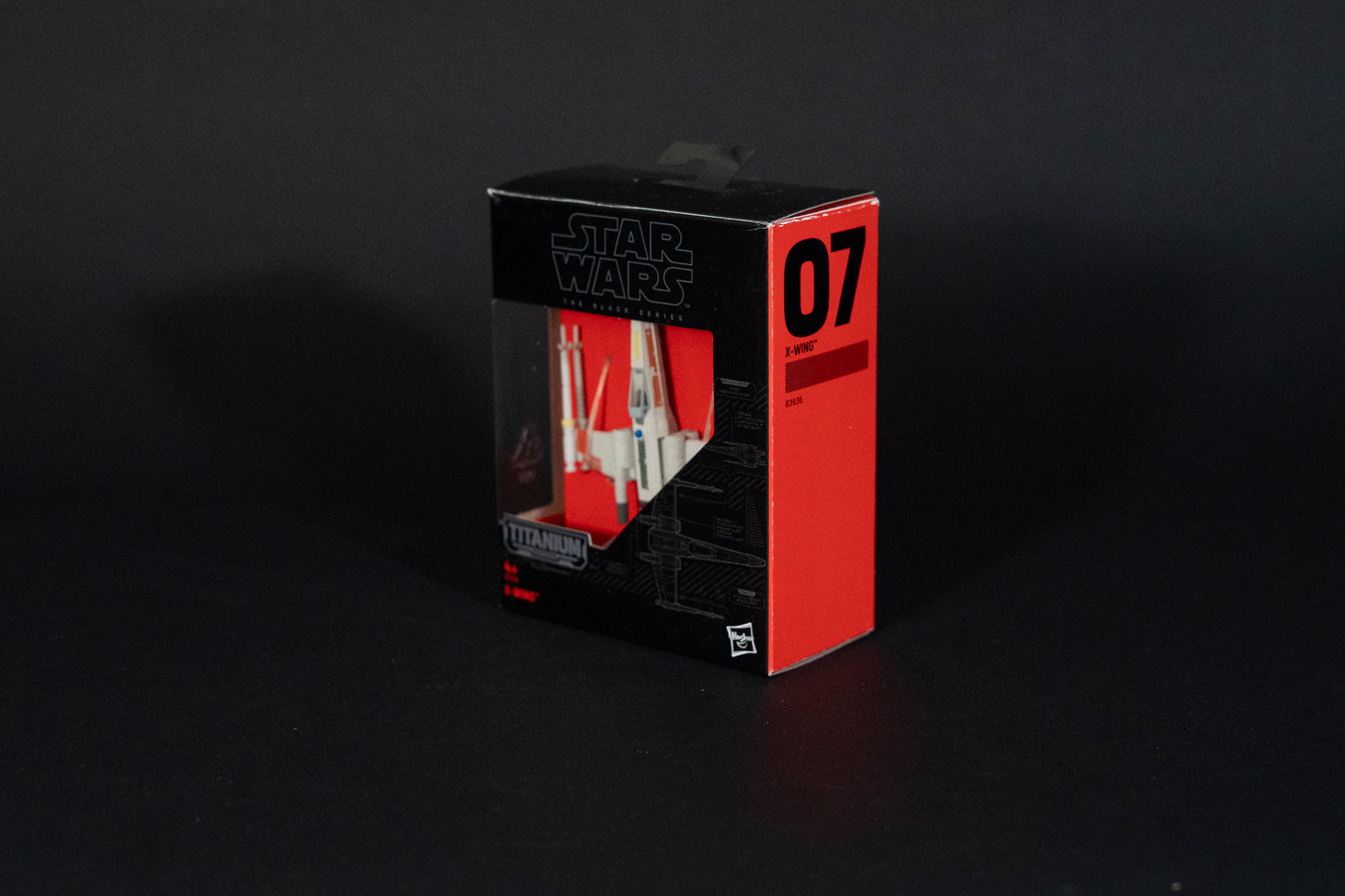 X-Wing, 07 B3936, Star Wars, Black Series / Titanium Series Vehicle, Hasbro, Open Box