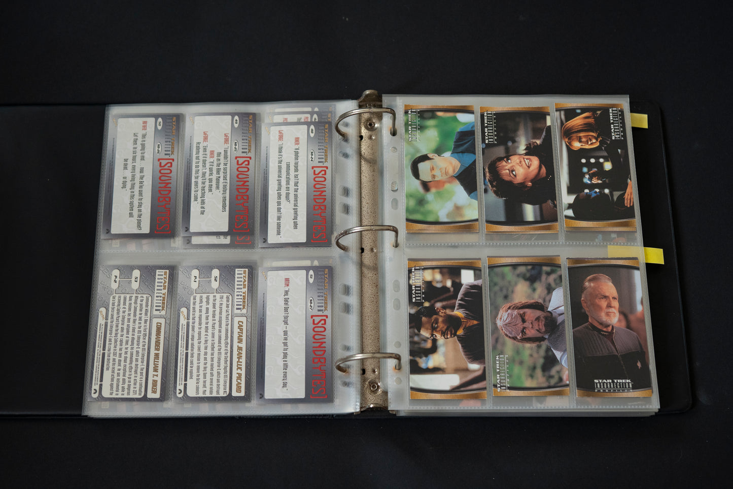 Star Trek Widevision Trading Cards Bundle,  Generations Insurrection & First Contact, SkyBox, 1993, Complete Base Sets (PLUS S2 S3 F2 C1 & B5) in binder