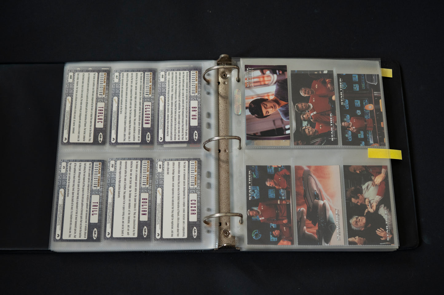 Star Trek Widevision Trading Cards Bundle,  Generations Insurrection & First Contact, SkyBox, 1993, Complete Base Sets (PLUS S2 S3 F2 C1 & B5) in binder