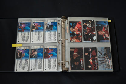 Star Trek Widevision Trading Cards Bundle,  Generations Insurrection & First Contact, SkyBox, 1993, Complete Base Sets (PLUS S2 S3 F2 C1 & B5) in binder