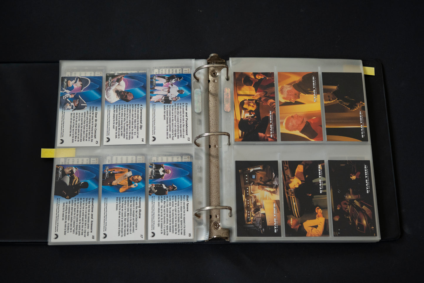 Star Trek Widevision Trading Cards Bundle,  Generations Insurrection & First Contact, SkyBox, 1993, Complete Base Sets (PLUS S2 S3 F2 C1 & B5) in binder