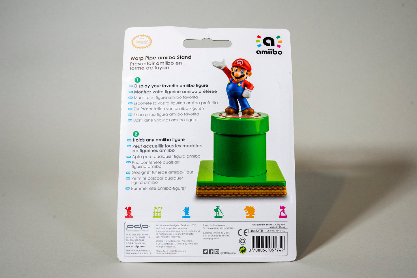 Warp Pipe amiibo Stand, Amiibo, Nintendo, 2018, Boxed Sealed