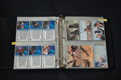 Star Trek Widevision Trading Cards Bundle,  Generations Insurrection & First Contact, SkyBox, 1993, Complete Base Sets (PLUS S2 S3 F2 C1 & B5) in binder