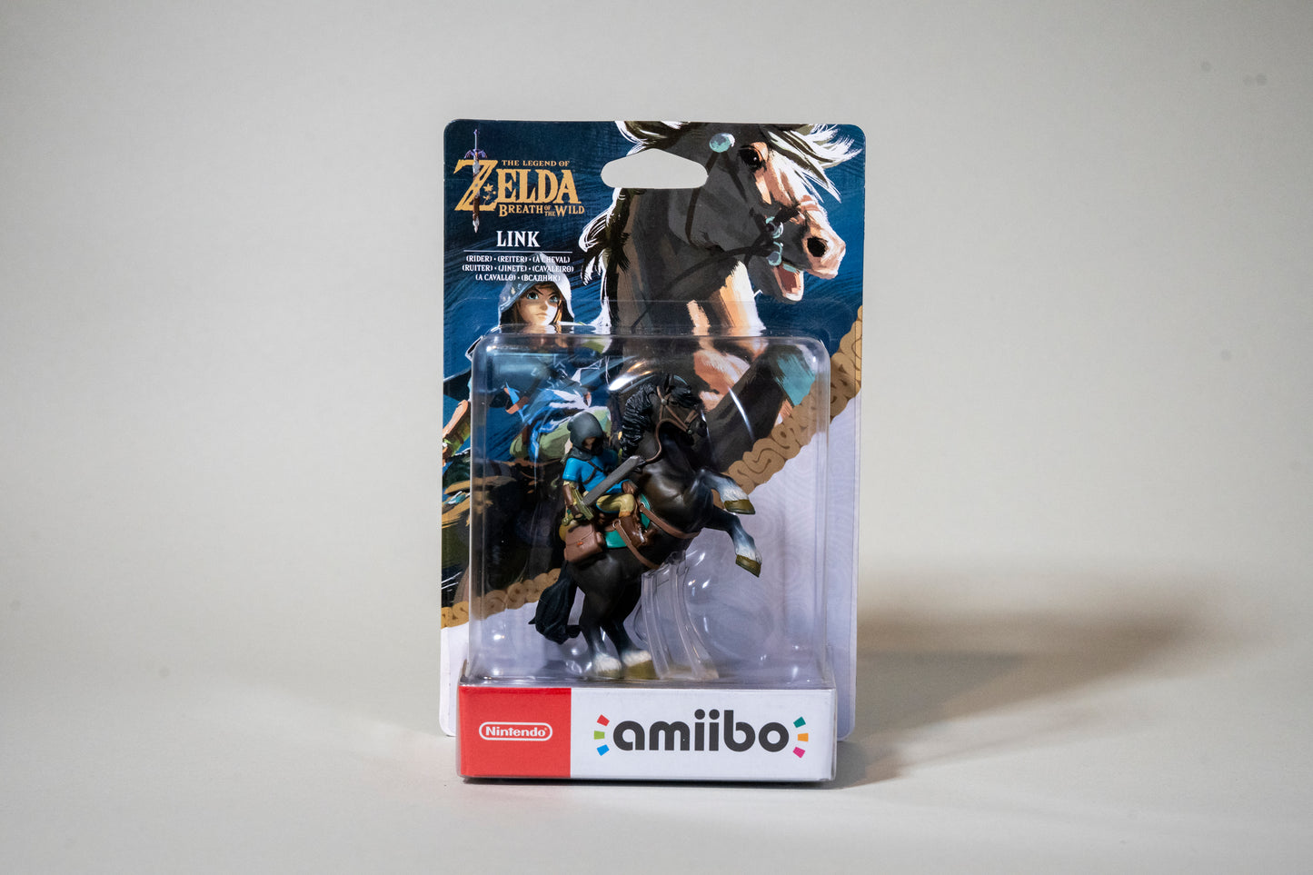 Link (Rider), Amiibo, The Legend of Zelda Breath of the Wild, Nintendo, 2017, Boxed Sealed