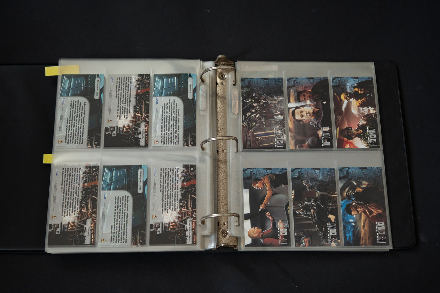 Star Trek Widevision Trading Cards Bundle,  Generations Insurrection & First Contact, SkyBox, 1993, Complete Base Sets (PLUS S2 S3 F2 C1 & B5) in binder