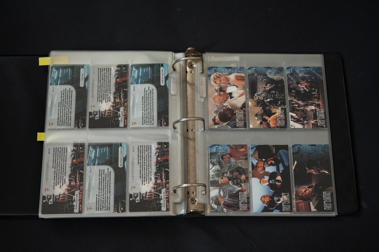 Star Trek Widevision Trading Cards Bundle,  Generations Insurrection & First Contact, SkyBox, 1993, Complete Base Sets (PLUS S2 S3 F2 C1 & B5) in binder