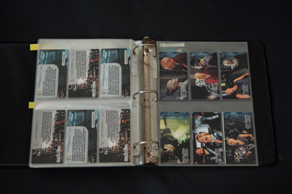 Star Trek Widevision Trading Cards Bundle,  Generations Insurrection & First Contact, SkyBox, 1993, Complete Base Sets (PLUS S2 S3 F2 C1 & B5) in binder