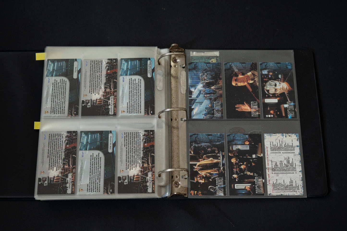 Star Trek Widevision Trading Cards Bundle,  Generations Insurrection & First Contact, SkyBox, 1993, Complete Base Sets (PLUS S2 S3 F2 C1 & B5) in binder