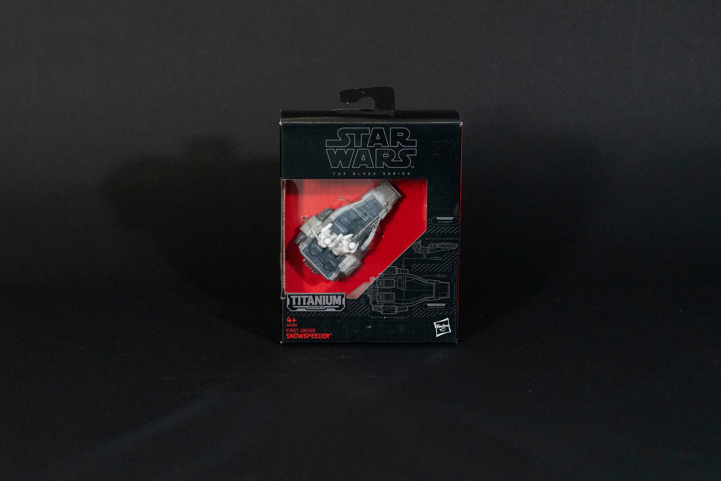 First Order Snowspeeder, 11 B4580, Star Wars, Black Series / Titanium Series Vehicle, Hasbro, Open Box