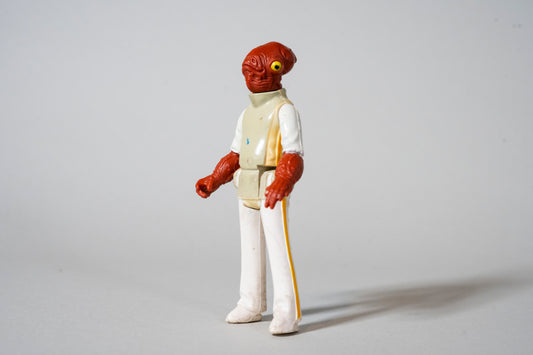 Admiral Ackbar, Star Wars, Vintage Kenner, Return of the Jedi, 1982, LFL 1982 Taiwan, Incomplete