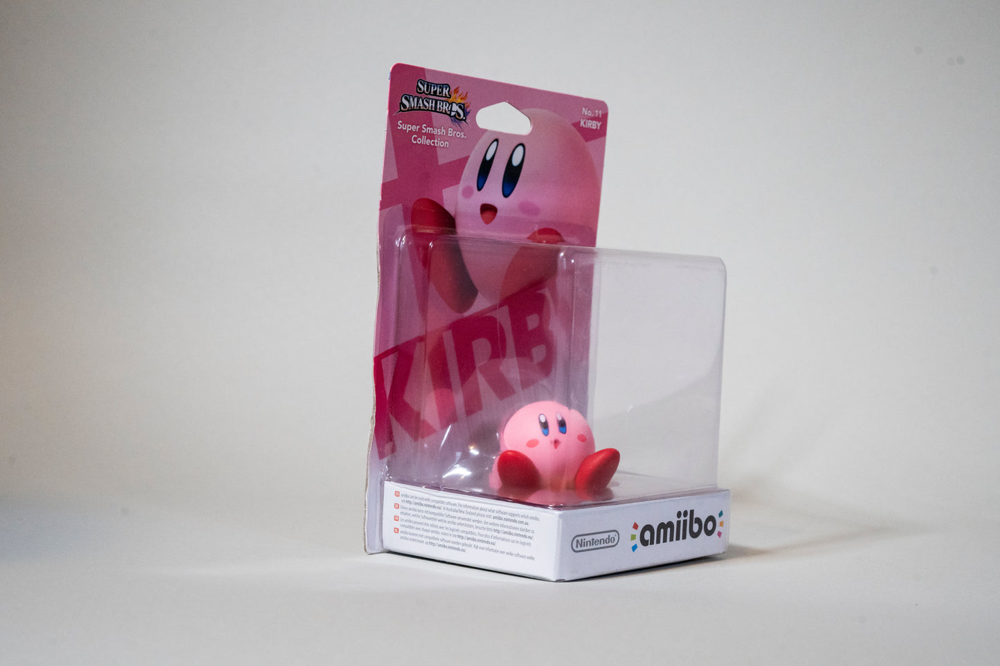 Kirby No. 11, Amiibo, Super Smash Bros Collection, Nintendo, 2014, Boxed Sealed