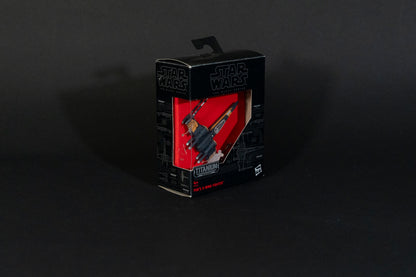 Poe's X-Wing Fighter, 12 B4581, Star Wars, Black Series / Titanium Series Vehicle, Hasbro, Open Box