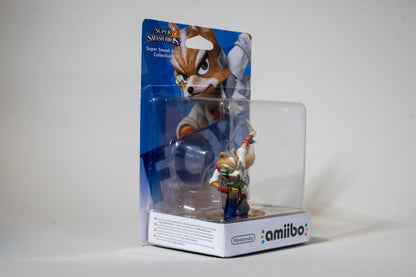 Fox No. 6, Amiibo, Super Smash Bros Collection, Nintendo, 2014, Boxed Sealed