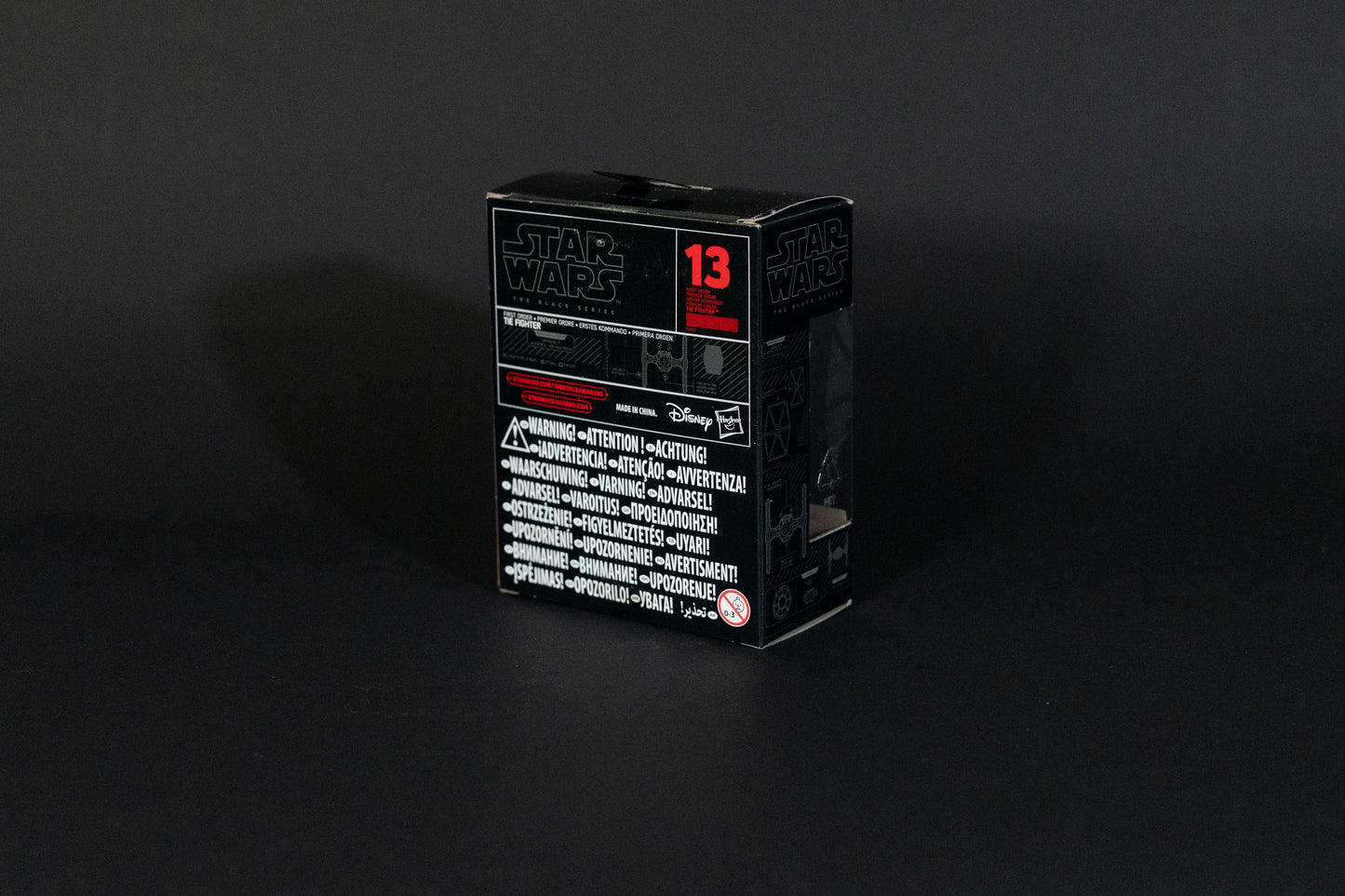 First Order Tie Fighter, 13 B4582, Star Wars, Black Series / Titanium Series Vehicle, Hasbro, Open Box