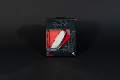 First Order Transporter, 14 B4583, Star Wars, Black Series / Titanium Series Vehicle, Hasbro, Open Box