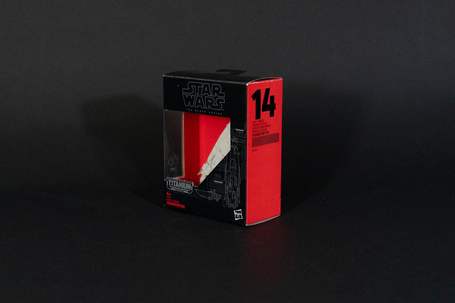 First Order Transporter, 14 B4583, Star Wars, Black Series / Titanium Series Vehicle, Hasbro, Open Box