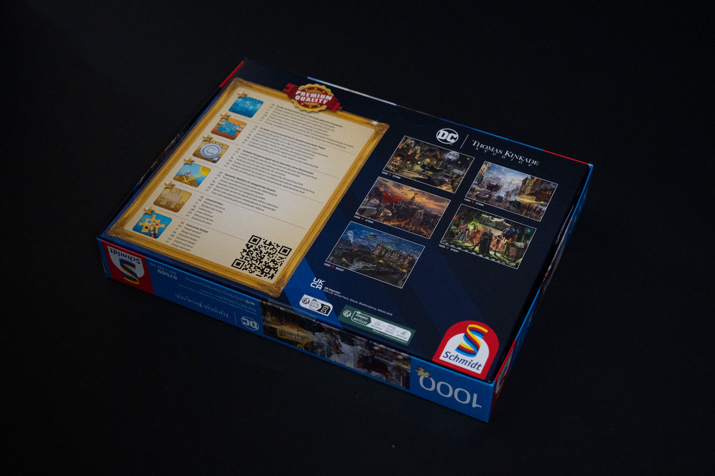 1000pc Jigsaw - Thomas Kinkade: Batman, Superman and Wonder Woman - New Boxed