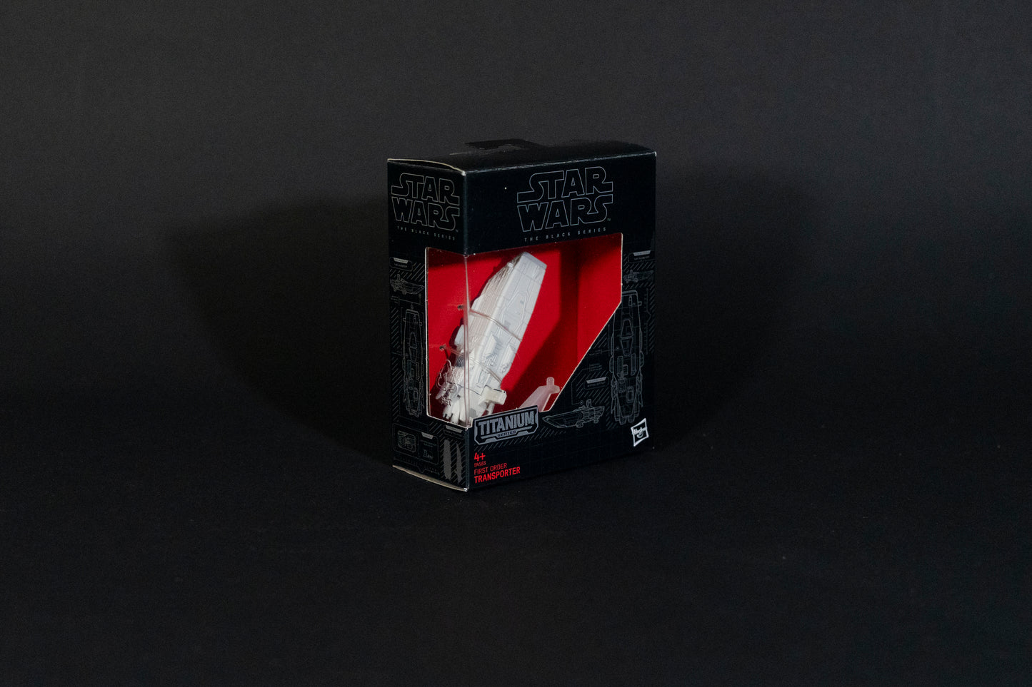 First Order Transporter, 14 B4583, Star Wars, Black Series / Titanium Series Vehicle, Hasbro, Open Box