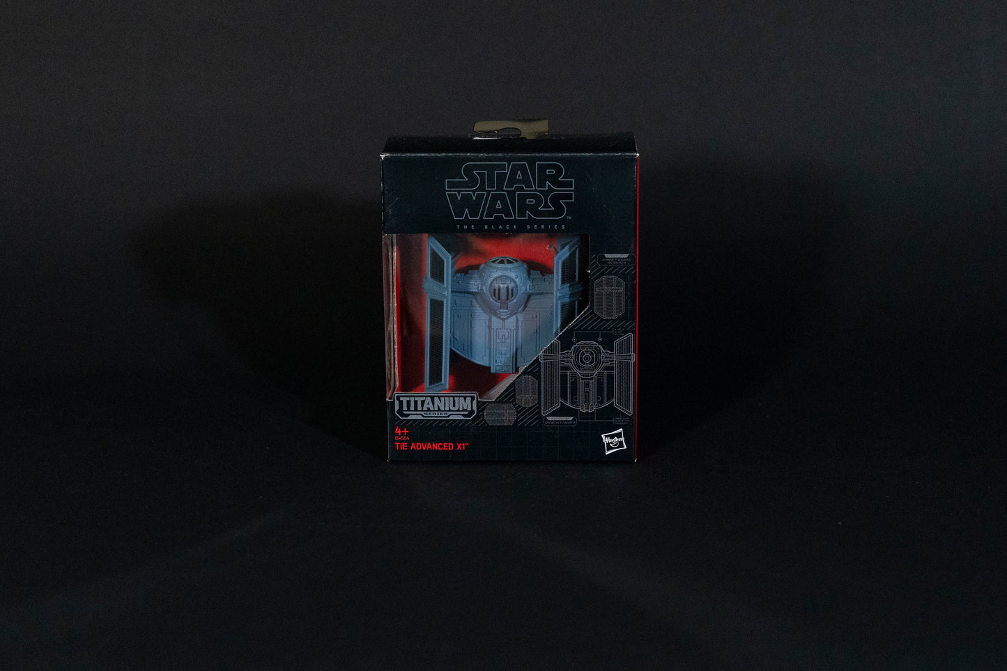 Tie Advanced X1, 15 B4584, Star Wars, Black Series / Titanium Series Vehicle, Hasbro, Open Box