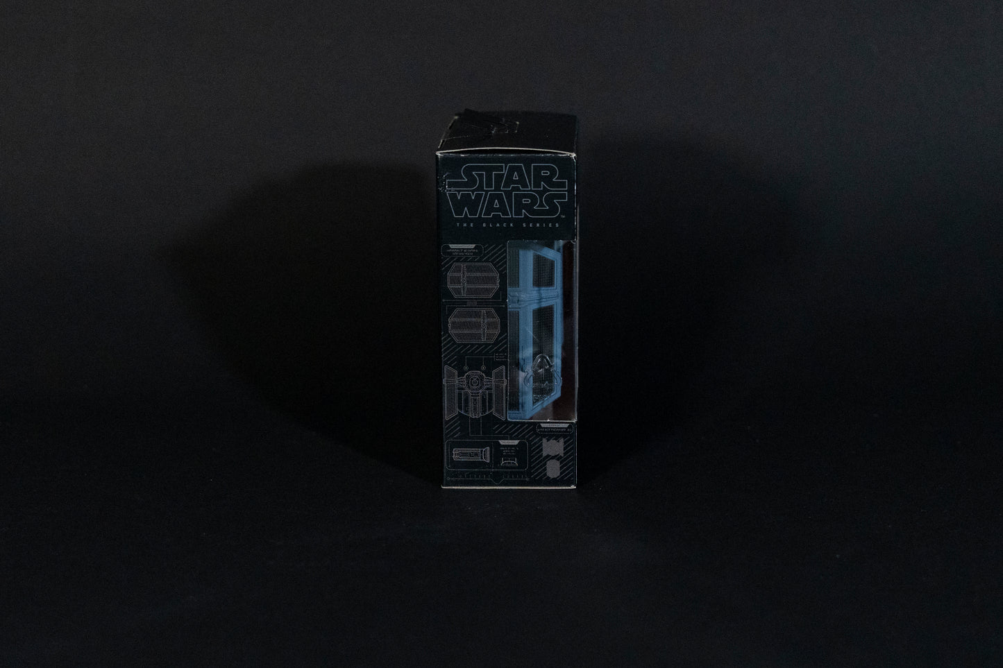 Tie Advanced X1, 15 B4584, Star Wars, Black Series / Titanium Series Vehicle, Hasbro, Open Box