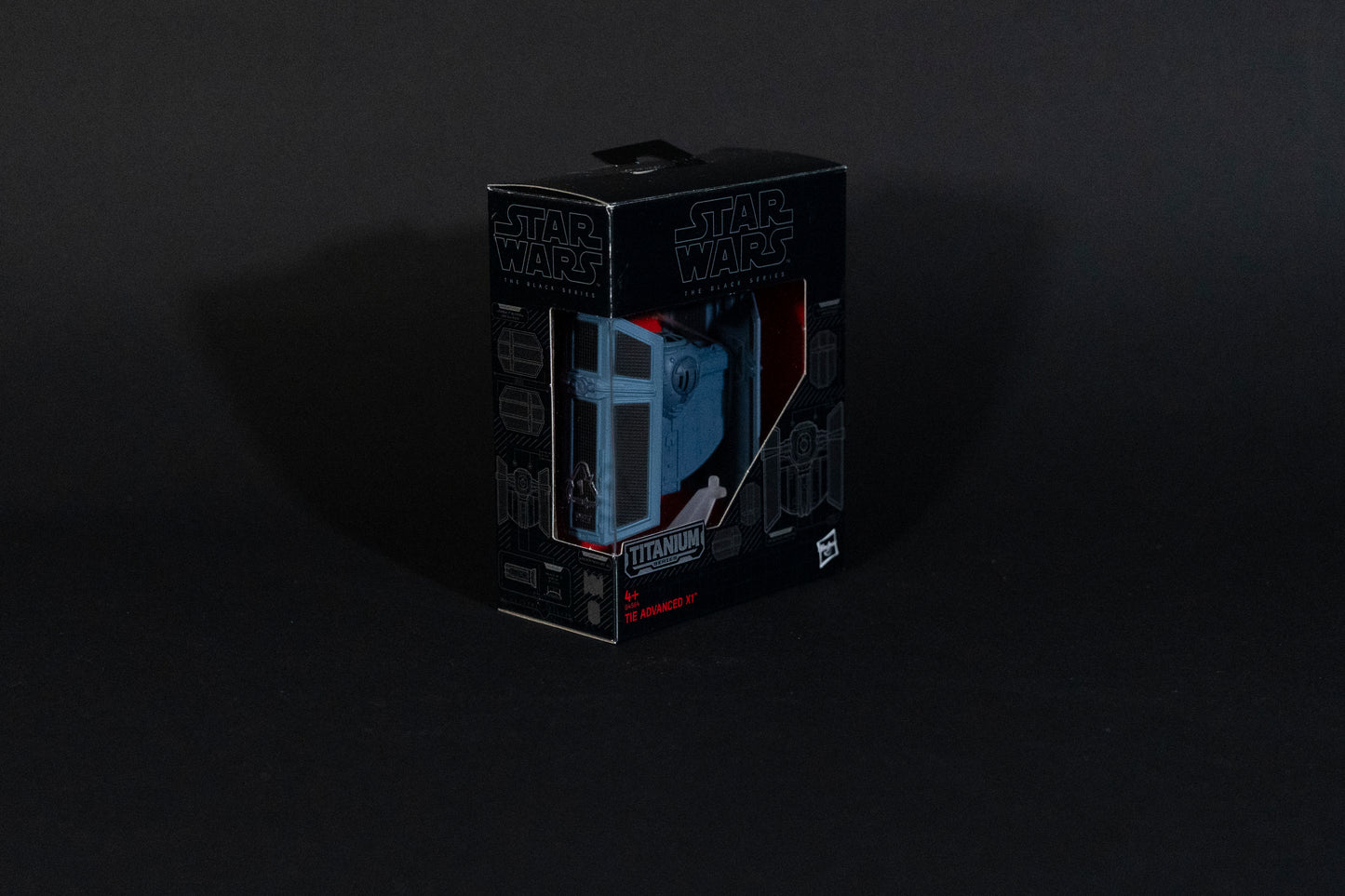 Tie Advanced X1, 15 B4584, Star Wars, Black Series / Titanium Series Vehicle, Hasbro, Open Box